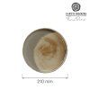 Talerz plytki 210 mm brazowy FINE DINE Constancy 758333