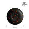 Spodek 160 mm czarny pomaranczowy FINE DINE Bloom 759048