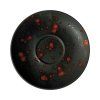 Spodek 160 mm czarny pomaranczowy FINE DINE Bloom 759046