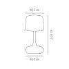 Lampka stolowa 106x215 mm APS Soho 792555