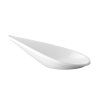 Lyzka przystawkowa z melaminy 105x55 mm biala APS Drop 792691