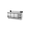 Stůl chladící, třídveřový s bočním agregátem, 0,33kW, nerezový | HENDI, Profi Line