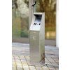 Stojací popelník, stříbrný | BARTSCHER, 860002