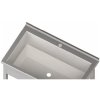 Stůl s jednokomorovou mycí vanou 900x700x850 mm | STALGAST, 981337090