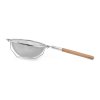 Cedníkové síto o průměru 300 mm, s dřevěnou rukojetí, zesílené, z nerezové oceli | TECHNICA, Platinum Line