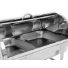 Chafing roll-top 2xGN 1/2, 2x4 l, 610x360x385 mm | PRESTONA, P51312