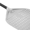 Perforovaná lopata na pizzu z nerezové oceli s hliníkovou úchytem, čtvercová, 310x355x660 mm | TECHNICA, Pizza Line