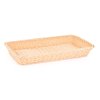 Košík obdélníkový z polyratanu GN 1/1 530x325x65 mm, béžový | TECHNICA, Gold Line