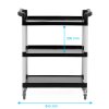 Číšnický vozík 3-policový z polypropylénu 845x430x950 mm | TECHNICA, Silver Line
