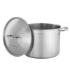 Hrnec střední z nerezové oceli s pokličkou, průměr  340 mm, 23,6 l | TECHNICA, Gold Line
