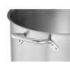 Hrnec vysoký z nerezové oceli s pokličkou, průměr 400 mm, 50,2 l | TECHNICA, Gold Line