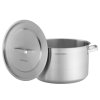 Hrnec střední z nerezové oceli s pokličkou, průměr 360 mm, 22,4 l | TECHNICA, Platinum Line