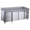 Chladící pizza stůl dvoudveřový 580 l, 2025x800x1000 mm | TECHNICA, Cold Line