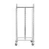 Transportní vozík z nerezové oceli na 32x GN 1/1, 550x740x1735 mm | PRESTONA, 810183
