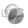 Vysoký hrnec z nerezové oceli s pokličkou 6,3 l o průměru 200 mm | TECHNICA, Platinum Line
