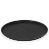 Číšnický tác, kulatý o průměru 405 mm, protiskluzový, černý | TECHNICA, Silver Line