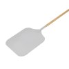 Lopata na pizzu s dřevěným úchytem, čtvercová, 405x455x1420 mm | TECHNICA, Pizza Line