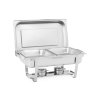 Chafing 2x GN 1/2, 2x4 l, 600x350x320 mm | PRESTONA, P51212