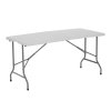 Cateringový stůl obdélníkový se skládací deskou, 1520x710x740 mm | TECHNICA, Banquet Line