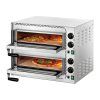 Dvoukomorová pec na pizzu, prosklené dveře 2 x pizza 35 cm | BARTSCHER,Mini Plus 2