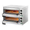 Dvoukomorová pec na pizzu, prosklené dveře 2 x pizza 35 cm | BARTSCHER,Mini Plus 2