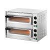 Dvoukomorová pec na pizzu, prosklené dveře 2 x pizza 35 cm | BARTSCHER,Mini Plus 2
