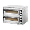 Dvoukomorová pec na pizzu, prosklené dveře 2 x pizza 35 cm | BARTSCHER,Mini Plus 2