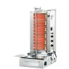 Elektrický gril na kebab/gyros, 3 topná pole, zátěž 50 kg, 400V, 7,8 kW, dolní pohon 11,5 W, 760x620x1040 mm | POTIS, F E3-N