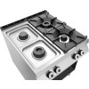 Plynový sporák 4 hořáky s plynovou troubou, 800x900x900 mm | BARTSCHER, 2952171
