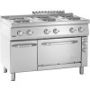 Elektrický sporák 6 plotýnek s elektrickou troubou, 1200x700x850 mm | BARTSCHER, 286247