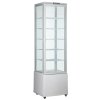 Stolní chladicí vitrína bílá s osvětlením 4xLED, 270 l, 556x526x1913 mm | TECHNICA, Cold Line Air