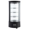 Stolní chladicí vitrína s osvětlením LED, kulatá, 72 l, ⌀450x983 mm | TECHNICA, Cold Line
