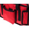 Taška na pizzu na 4 krabice 350x350 mm, material Cordura, červená s černým lemováním | FURMIS, T4S