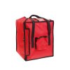 Taška na pizzu na 8 krabic 350x350 mm, material Cordura, červená s černým lemováním | FURMIS, T8S
