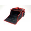 Taška na pizzu na 4 krabice 350x350 mm, material Cordura, černá s červeným lemováním | FURMIS, T4S