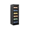 Chladicí skříň prosklené dveře | TEFCOLD CEV 425 BLACK