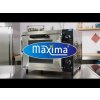 Dvoupatrová trouba na pizzu - vhodná pro 2 x 40 cm | Maxima, 9362155