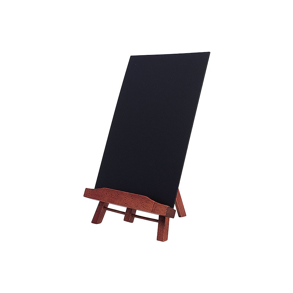 61730 tabule na jidelni listek s drevenym podstavcem mahagon 315x210 mm contacto 7678 361