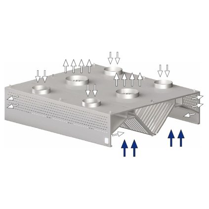 41708 centralni digestor skrinova rekuperacne indukcni 4700x2200x450 mm stalgast 9821722470