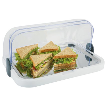 44009 chladici vitrina obdelnikova s poklopem roll top 440x320x205 mm bila aps 09100