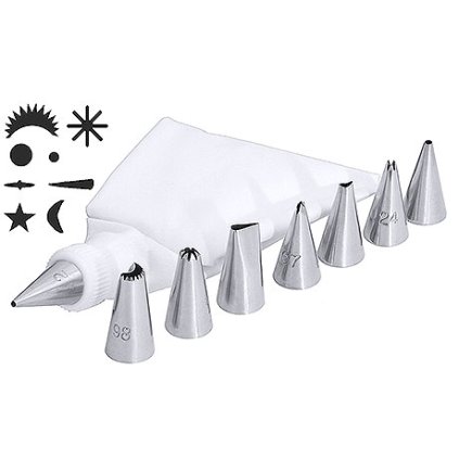 54485 sada 7 mini dekoracnich koncovek z nerezove oceli zdobici sacek contacto 1713 008