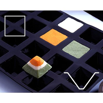 55265 silikonova forma gn 1 2 30x pyramida 35x35x25 mm contacto 6688 035