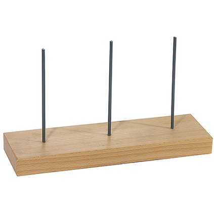 58703 bonovaci jehla na drevenem podstavci 195x60x110 mm contacto 1041 003