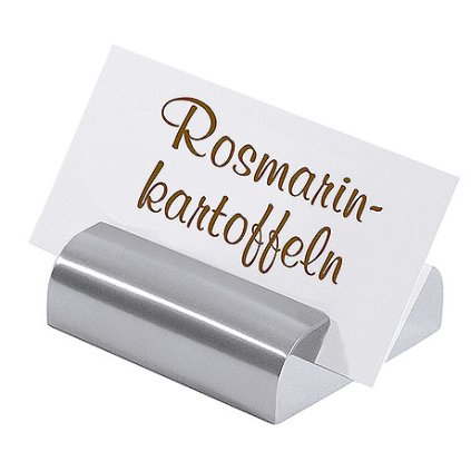 Stojan z nehrdzavejúcej ocele na menu 67x60 mm | CONTACTO, 1069/070