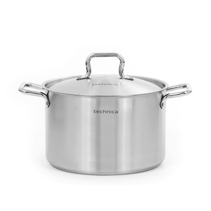 67826 stredni hrnec z nerezove oceli s poklickou 11 1 l o prumeru 280 mm technica gold line