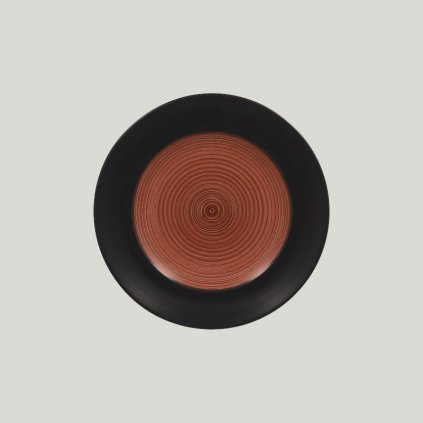 RAK Trinidad tanier plytký priemer 17 cm, hnedý | RAK Porcelain, TRCLFP17BW-24