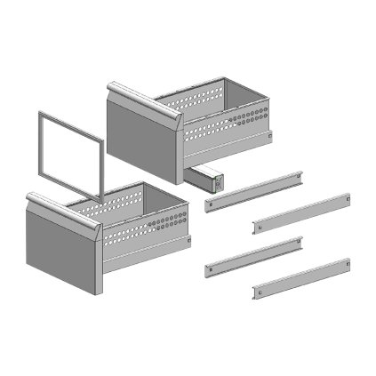 Zásuvky 1/2 (2ks) pre SCH | RM - ZS 2Z