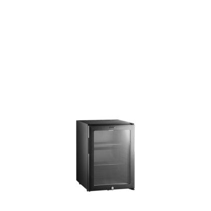 Minibar presklené dvere, čierna | TEFCOLD, TM44G-1