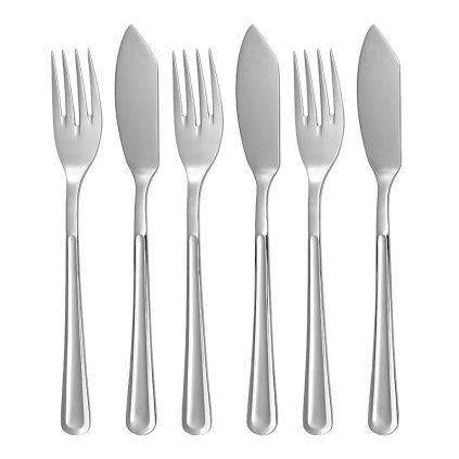 Jedálenský príbor PRAHA 6-dielna rybia súprava | TONER, 6028S028