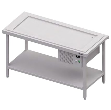 108266 centralni stul s chladici deskou 4x gn 1 1 1570x750x880 mm stalgast st112151